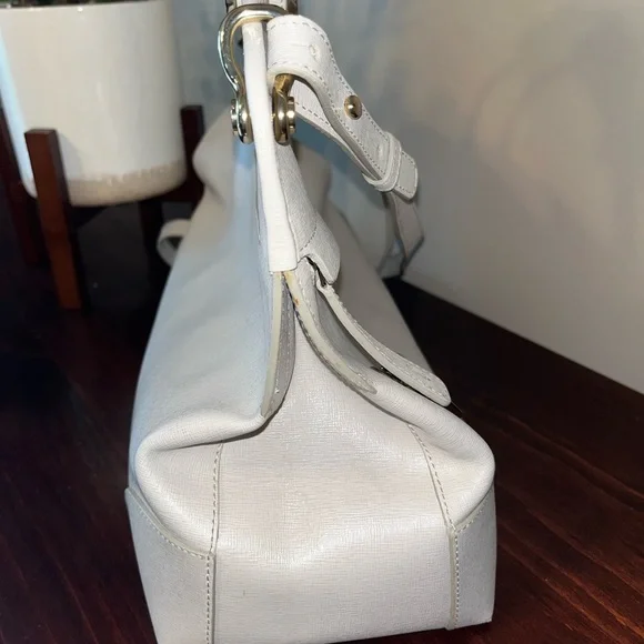 Furla Piper Top Handle Satchel Bag Purse - Picture 4 of 8